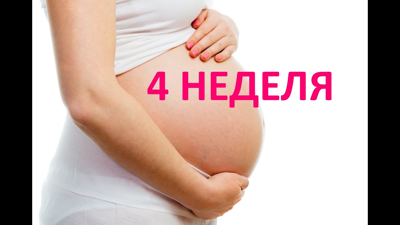 Беременность четыре недели